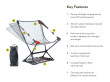Skládací židle NEMO Moonlite Elite Reclining Backpacking Chair