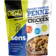 Adventure Menu Cricket Protein Penne with Creole Creamy Chicken