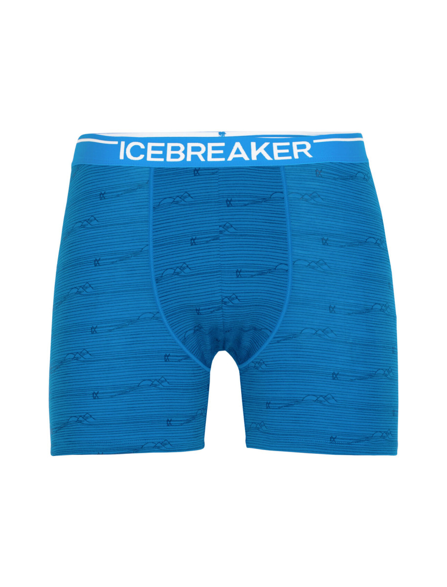 Pánské boxerky Icebreaker Anatomica Seamless Long Boxers