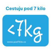 Samolepka Pod 7 kilo logo