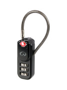 Zámek kombinační s lankem Lifeventure TSA Zipper Lock
