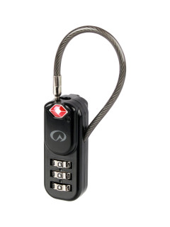 Zámek kombinační s lankem Lifeventure TSA Zipper Lock