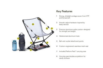 NEMO Moonlite Elite Reclining Camp Chair