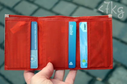Peněženka Montbell Trail wallet