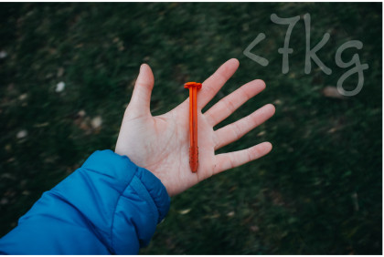 Swiss Piranha Plastic Tent Pegs