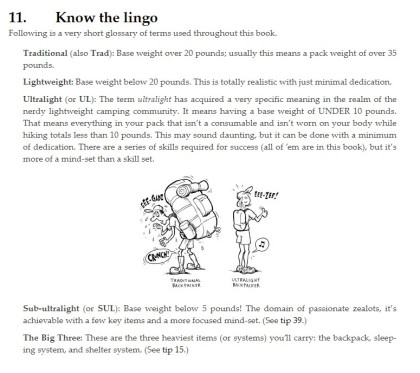 Ultralight Backpackin' Tips - Mike Clelland