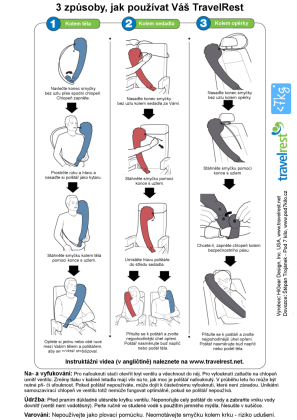 Polštář TravelRest (různé barvy)