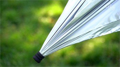 Gossamer Gear Lightrek Hiking Umbrella chrome