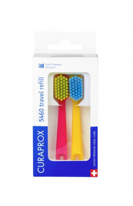 Curaprox CS 5460 Travel Set Repleceable Toothbrush Heads