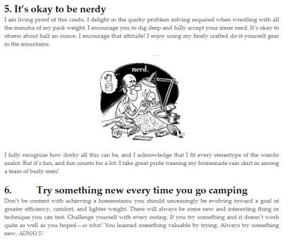 Ultralight Backpackin' Tips - Mike Clelland