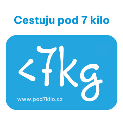 Samolepka Pod 7 kilo logo