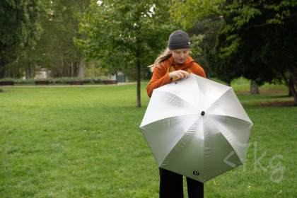 Gossamer Gear Lightrek Hiking Umbrella chrome