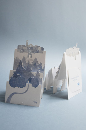 Nosič na poukaz - autorská krajina PORIGAMI