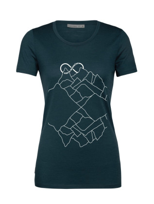 Triko merino dámské Hory a nekonečno