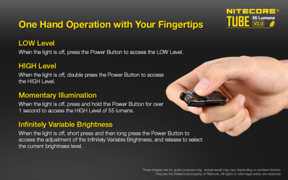 Nitecore TUBE V2 Keychain Light