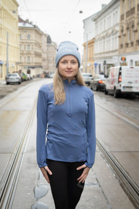 Mikina Patagonia Cap Thermal Weight Zip-Neck Pullover dámská