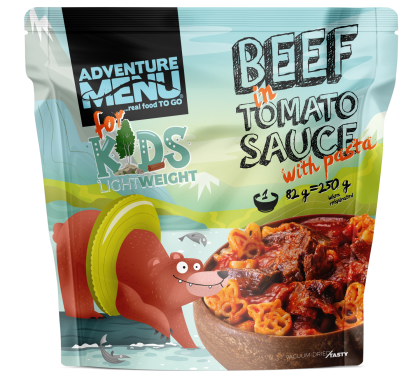 Adventure Menu Beef Tomato Sauce for kids