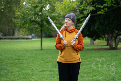 Gossamer Gear Lightrek Hiking Umbrella chrome