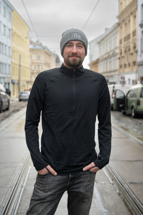 Mikina Patagonia Cap Thermal Weight Zip-Neck Pullover pánská