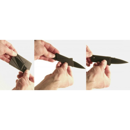 Skládací nůž v kartě