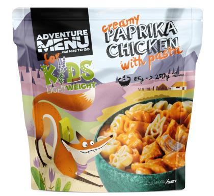 Adventure Menu Creamy Paprika Chicken for kids