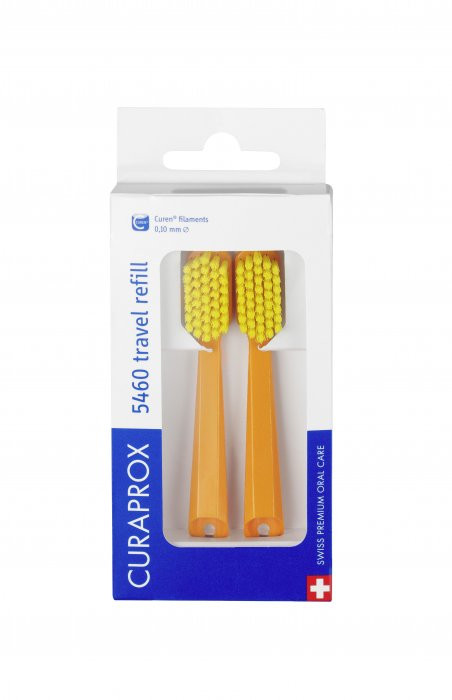 Curaprox CS 5460 Travel set náhradní hlavice kartáčku