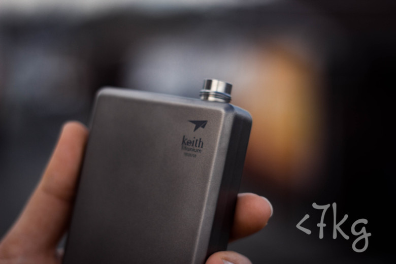 Titanová placatka Keith Jug