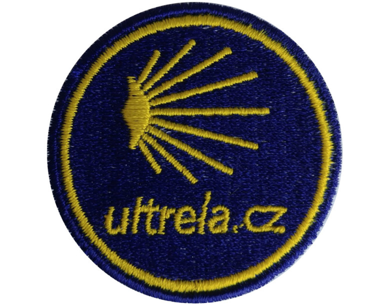 Ultreia.cz Round Cloth Badge Camino de Santiago