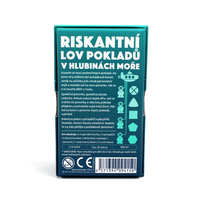 Cestovní hra Ponorka rychlá ČESKY