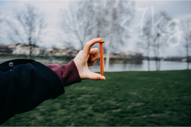 Swiss Piranha Plastic Tent Pegs