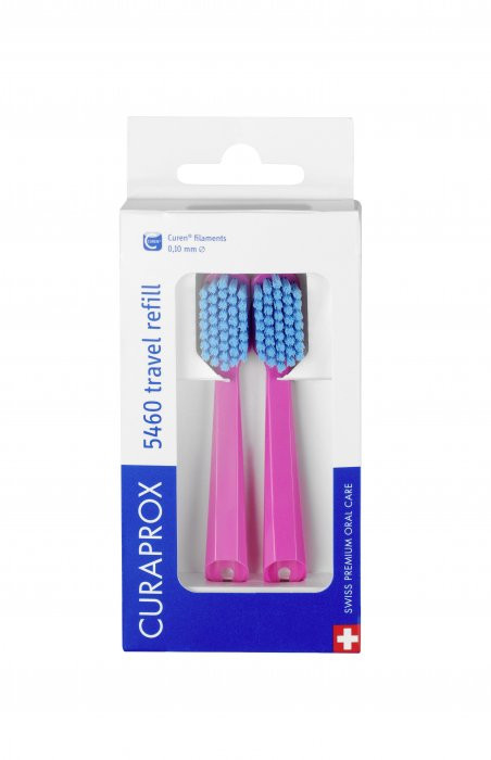 Curaprox CS 5460 Travel set náhradní hlavice kartáčku