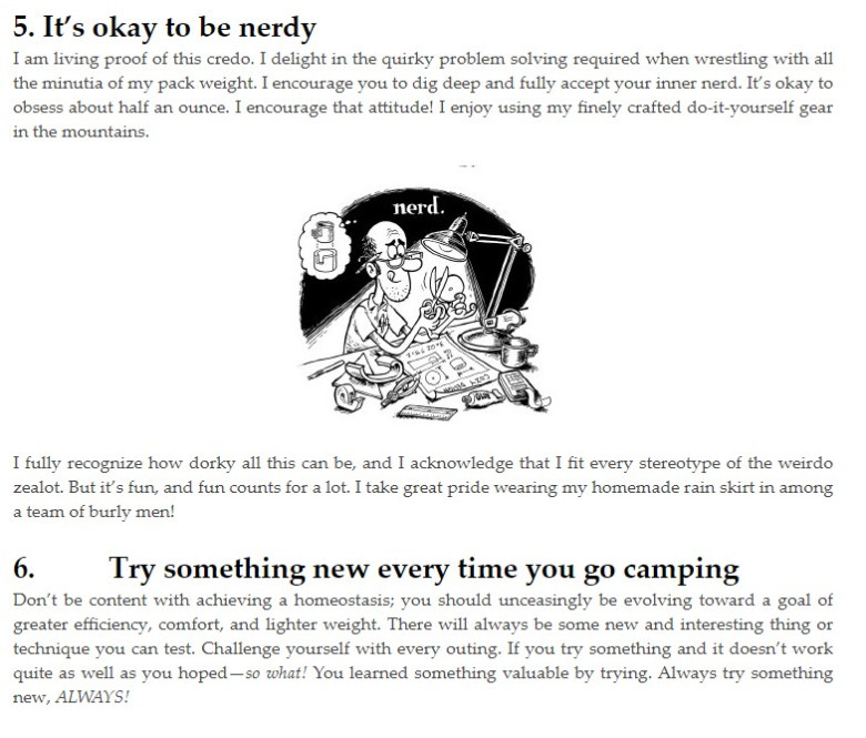 Ultralight Backpackin' Tips - Mike Clelland