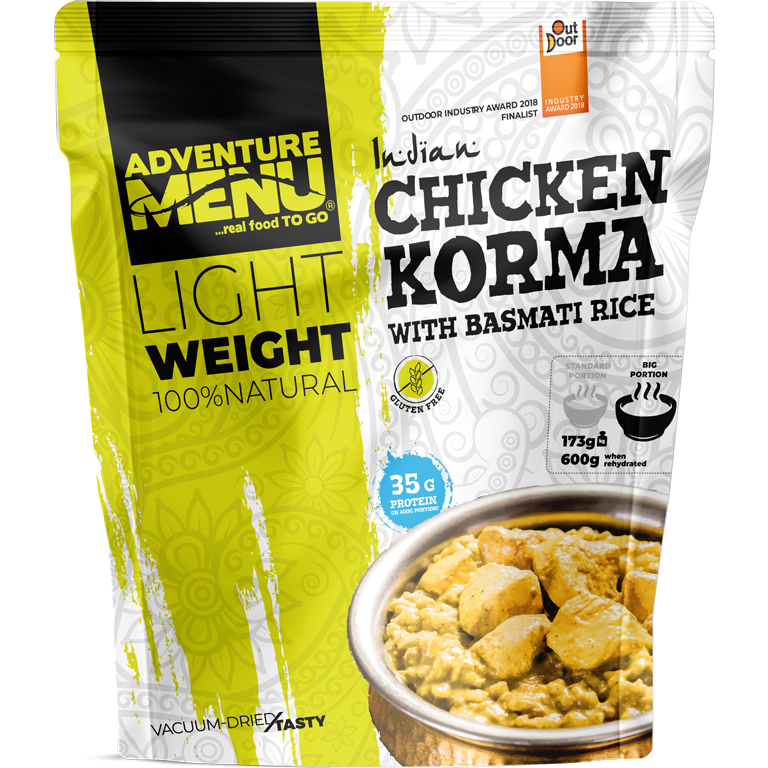 Adventure Menu Chicken Korma with Basmati Rice
