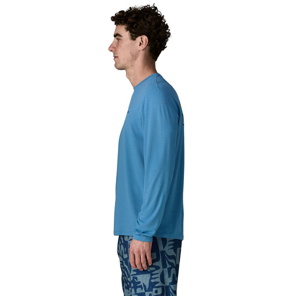 Triko Patagonia LS Cap Cool Daily Graphic Shirt pánské