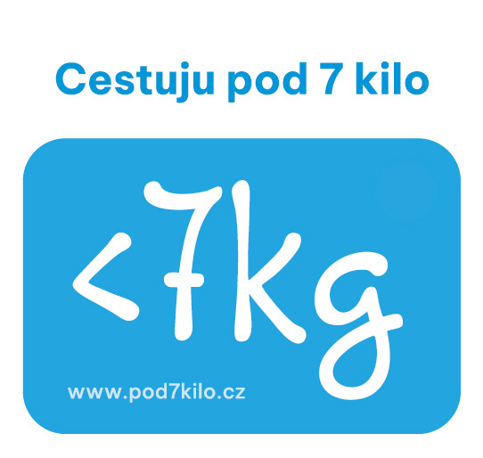Samolepka Pod 7 kilo logo