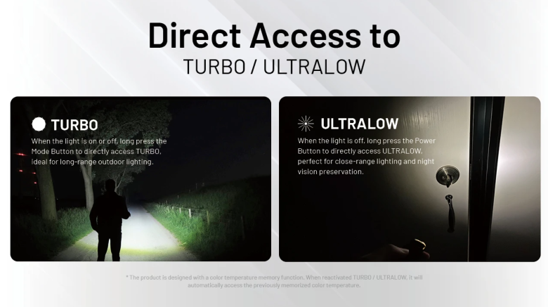 Svítilna Nitecore TIP3