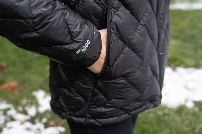 Péřová bunda Montbell Plasma 1000 Alpine Down Parka dámská