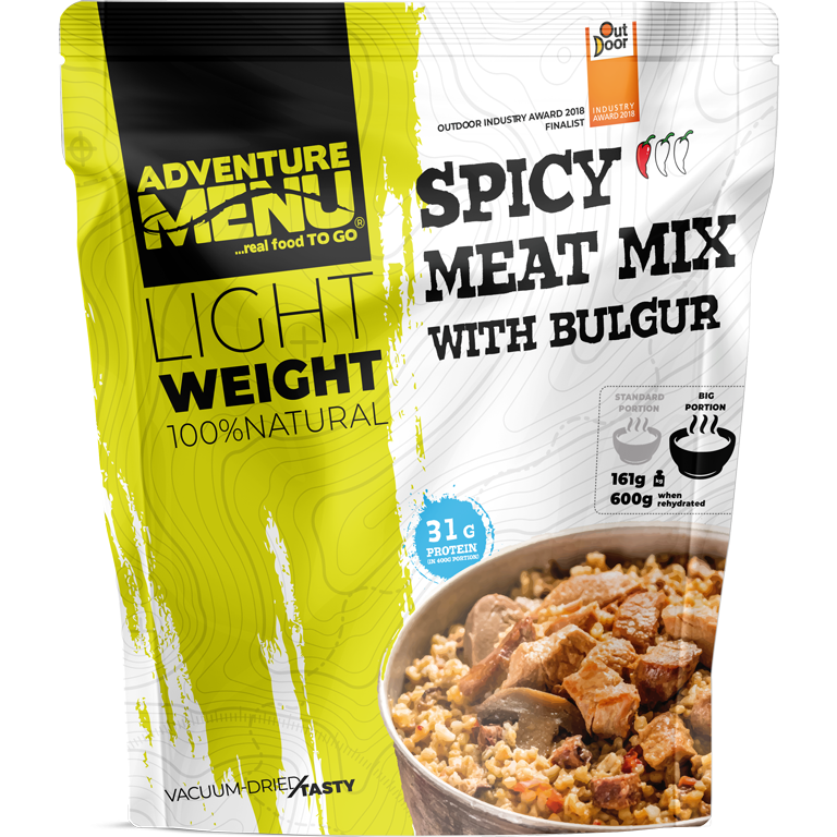 Spicy meat mix with bulgur Adventure Menu