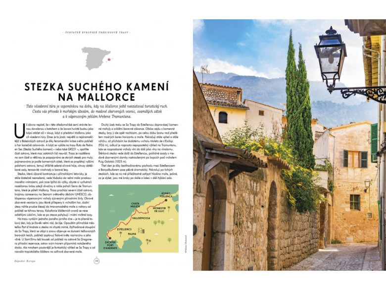 Kniha Úchvatné evropské trekingové trasy Lonely Planet