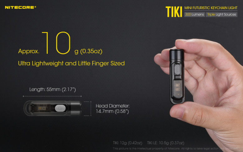 Nitecore TIKI Keychain Light