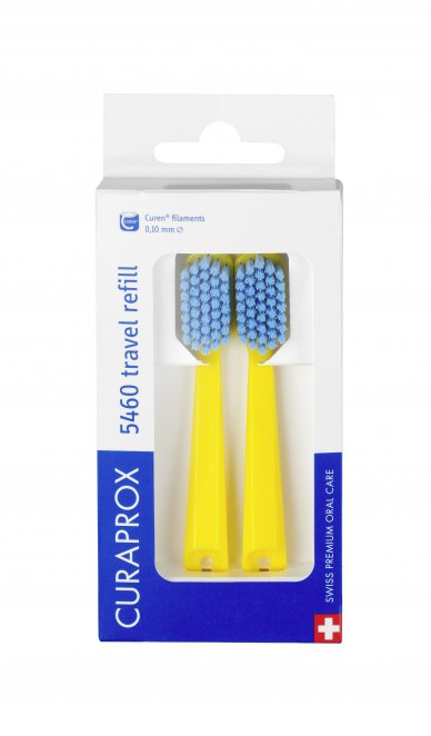 Curaprox CS 5460 Travel set náhradní hlavice kartáčku