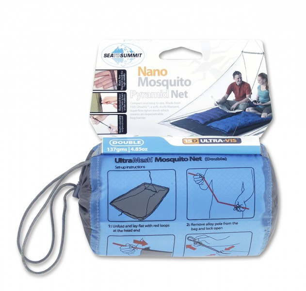 Sea to Summit Nano Mosquito Pyramid Net Double