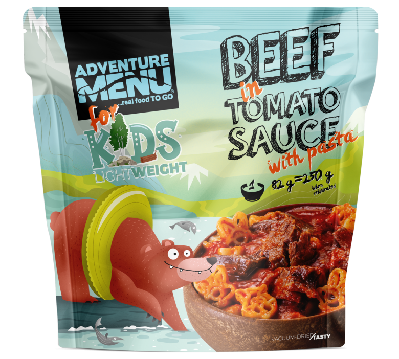 Adventure Menu Beef Tomato Sauce for kids