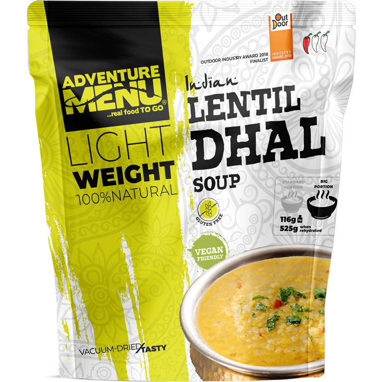 Čočkový Dhal (VEGAN) Adventure Menu