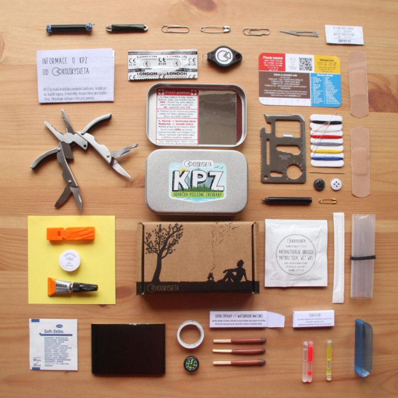 Kousky světa Mini Survival Kit