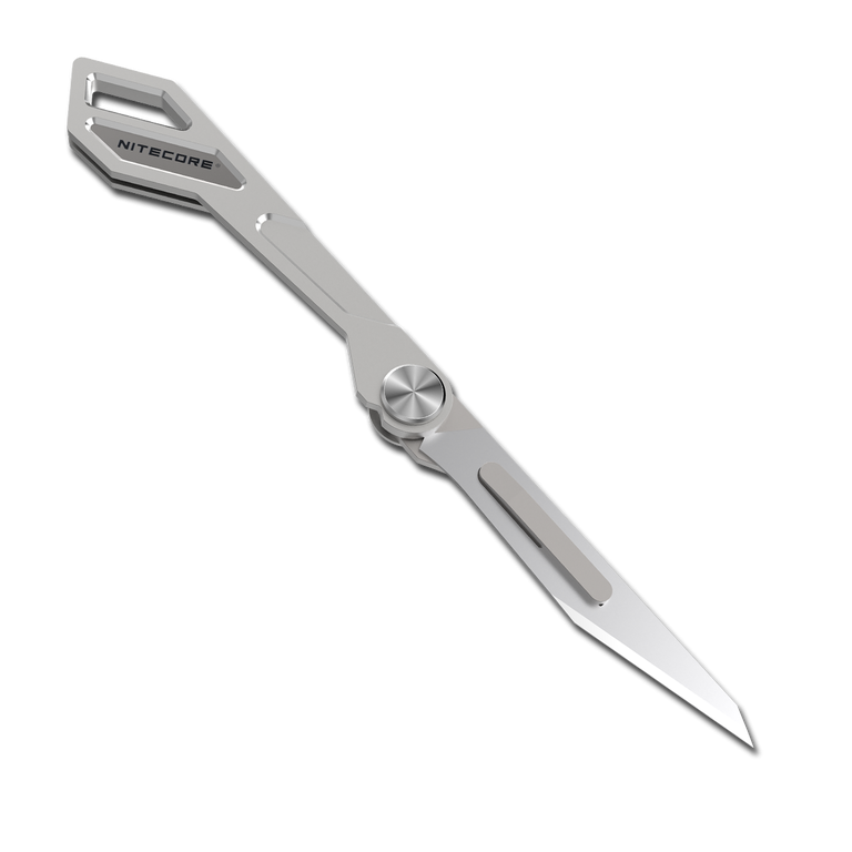 Titanový nůž na klíče NITECORE NTK05 s výměnnou čepelí