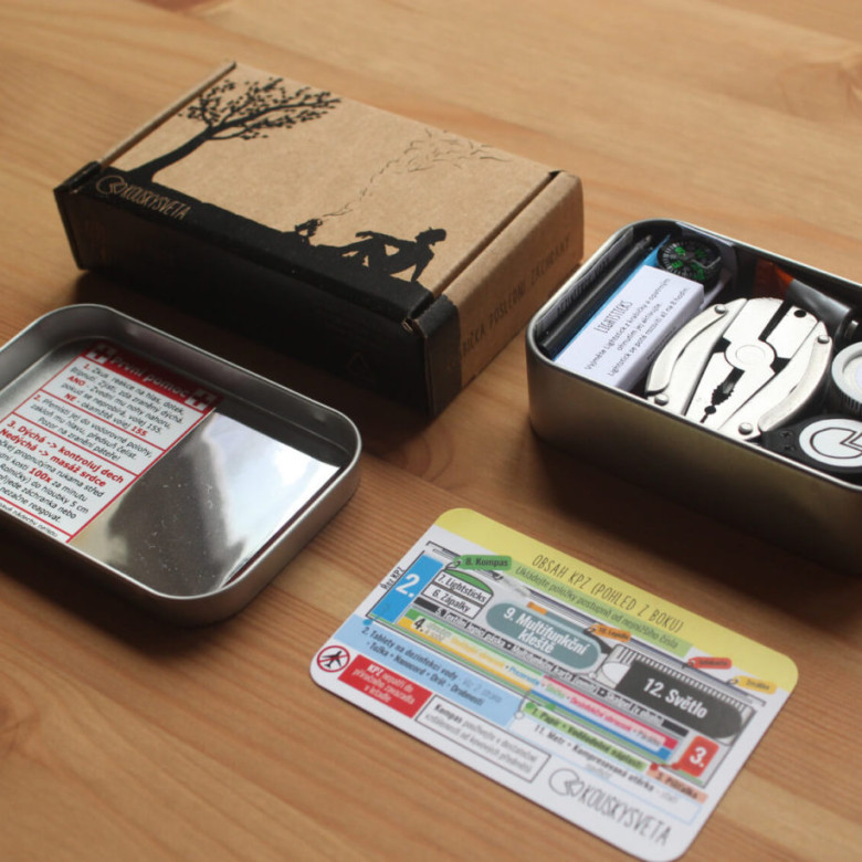 Kousky světa Mini Survival Kit