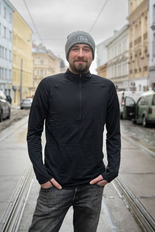 Mikina Patagonia Cap Thermal Weight Zip-Neck Pullover pánská