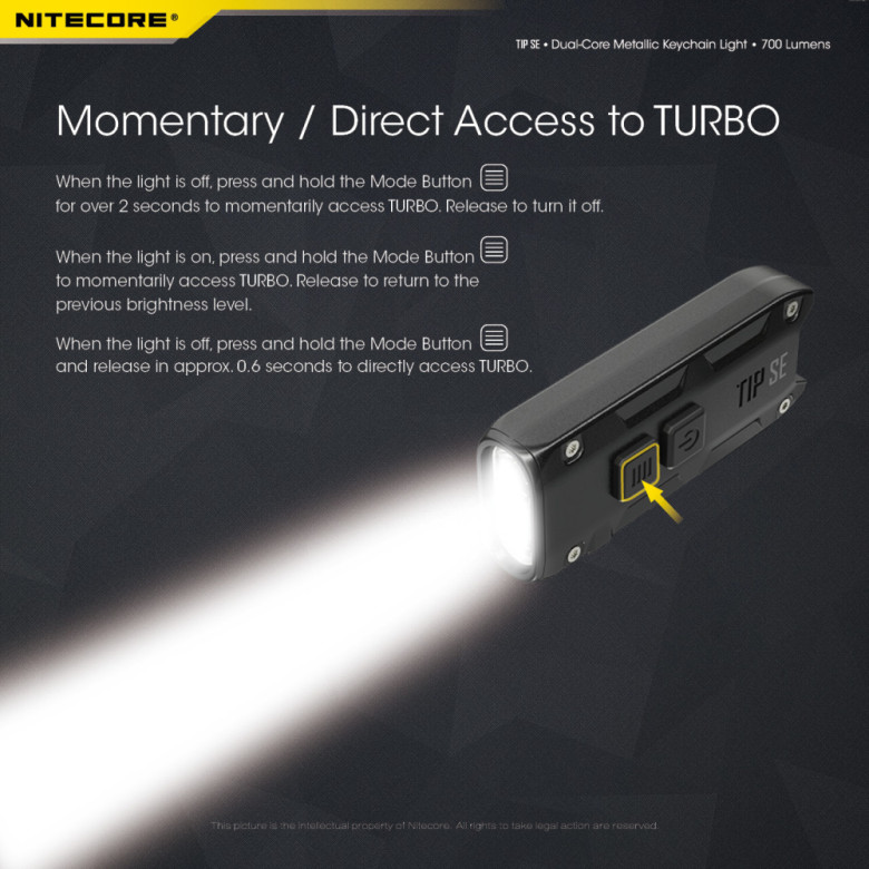 Nitecore TIP SE Keychain Light